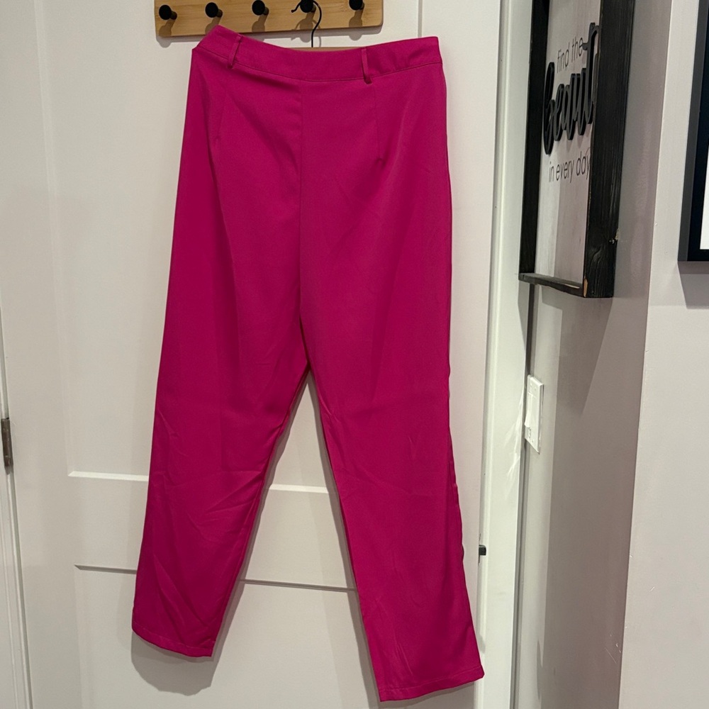 Vibrant Pink Trousers